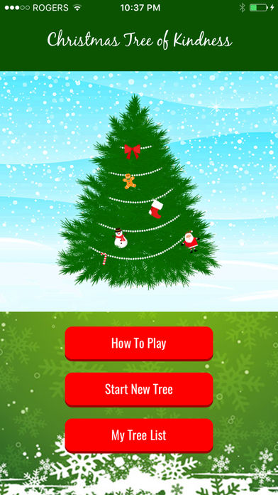 christmass tree app landing