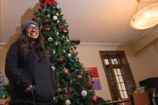 Daiana Barboza, a youth worker at Covenant House in Toronto, says the shelter for homeless youth tries to make Christmas as family-like as it can for the youth it serves.