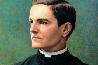 Pope Francis has approved a miracle attributed to the intercession of Father Michael McGivney, founder of the Knights of Columbus, clearing the way for his beatification. Father McGivney is pictured in an undated portrait.