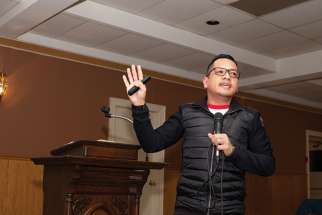Vlad Mamaradlo, a lay pastoral associate at St. Joseph the Worker Parish in Thornhill, Ont., had some pointers for young people when talking about their faith.