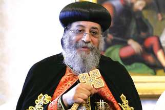 Pope Tawadros II, head of the Coptic Orthodox Church and Patriarch of the See of St. Mark.