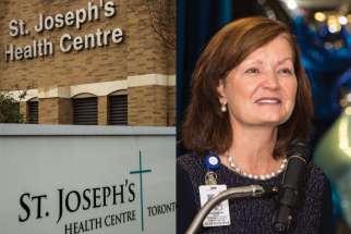 St. Joseph’s Health Centre and the Sisters of St. Joseph president and CEO Elizabeth Buller