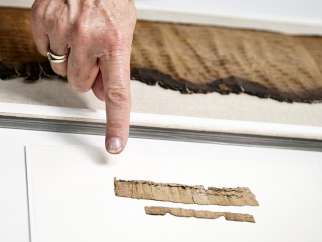 The document is preserved in the Israel Antiquities Authority’s Dead Sea Scrolls laboratories.