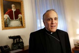 Cardinal Daniel N. DiNardo of Galveston-Houston, president of the U.S. Conference of Catholic Bishops, was taken to the hospital late March 15,2019, after experiencing symptoms of what tests March 16 confirmed was a mild stroke, according to an archdiocesan statement. Cardinal DiNardo is pictured in a Feb. 24 photo in Rome. 