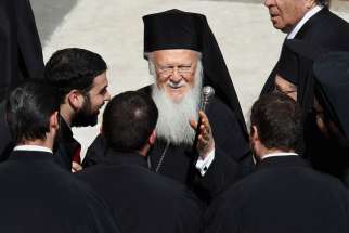 Ecumenical Patriarch Bartholomew, seen here in 2013, calls on Orthodox leaders to attend the Holy Council. 