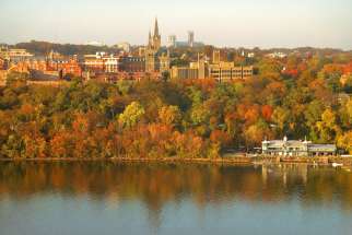 Georgetown University as seen in 2005. The university announced Sept. 1 that it is taking steps towards reconciling with its slaveholding past.