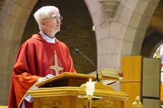Fr. Martin Carroll, rector at St. Joseph’s Basilica in Edmonton, celebrated 50 years in the priesthood in March and retires this summer. 