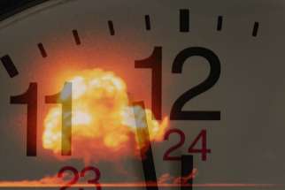 The Atomic Scientists’ Doomsday Clock reads two minutes to midnight. Anti-nuclear voices include the 122 nations who endorsed a United Nations treaty last July to classify nuclear weapons as illegal, indiscriminate weapons of mass destruction.