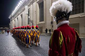 The Swiss Guard have starting using helmets made with a 3D printer and tough, weather-resistant ASA thermoplastic. The cooler, more lightweight headgear is crafted in the &quot;morion&quot; style of the Renaissance. The new ceremonial helmets were used by the 110 Swiss soldiers for the first time Jan. 22, 2019, during a special ceremony commemorating the 513th anniversary of their foundation by Pope Julius II. 
