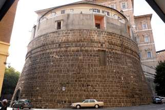 The Institute for the Works of Religion, popularly known as the Vatican bank, is located in the Bastion of Nicholas V in the Vatican. Founded in 1942 the bank... The tower is pictured in a 2009 file photo.