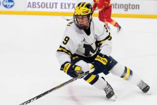Eric Ciccolini’s season is well underway at the University of Michigan this year, where the New York Rangers’ prospect suits up for the NCAA’s Wolverines.