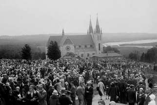 Thousands came to Midland, Ont., to honour Canada’s martyrs on June 29, 1930, the day they were made saints. 