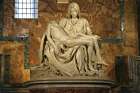 Michelangelo’s Pieta at St. Peter’s Basilica.