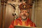 Major Archbishop Sviatoslav Shevchuk of Kyiv-Halych, head of the worldwide Ukrainian Greek Catholic Church, delivers the homily during a Mass of thanksgiving for Aid to the Church in Need at St. Patrick’s Cathedral in New York City March 10, 2024.