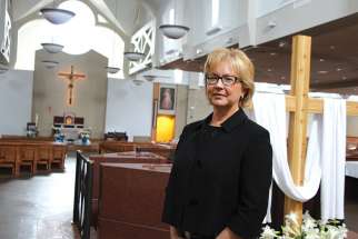 Alberta Justice Debra Yungwirth at Edmonton’s Corpus Christi Church, where she spoke to the Diocesan Catholic Women’s League.