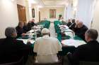 Pope Francis leads the 18th meeting of his Council of Cardinals at the Vatican Feb. 13, 2017. 