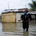 Church workers in Haiti and Cuba began cleaning up after one of the worst storms to hit the Caribbean in years