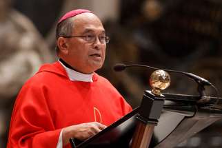  A Vatican tribunal found Archbishop Anthony S. Apuron of Agana, Guam, guilty of sexual abuse of minors. Archbishop Apuron is pictured in a 2012 photo at the Vatican.