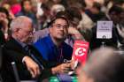 A Conservative Party member from British Columbia looks with a &#039;no/non&#039; voting card in his hand. Many party members have mix feelings regarding the removal of the traditional definition of marriage from the party’s official policy after the Vancouver convention May 26-28.