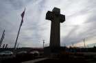 A cross-shaped World War I memorial, a landmark in Bladensburg, Md., is pictured Feb. 26, 2019. In a 7-2 vote, the U.S. Supreme Court ruled June 20 in favor of preserving a historic cross-shaped memorial, saying the cross did not endorse religion.