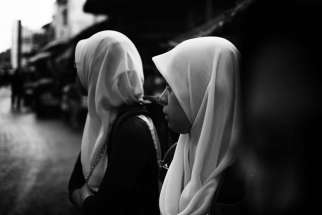 Women wearing the hijab in Bandung, Indonesia, 2011.