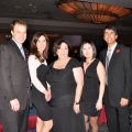 The Angel Foundation for Learning’s Evening to Feed the Soul Gala, now in its eighth year, raises funds for disadvantaged Catholic students in the Toronto Catholic District School Board. Left to right: Emcee Marc Kielburger; AFL gala organizers Jessica Colucci, Marisa Celenza and Stephanie Caruso; and TCDSB director of education Bruce Rodrigues.