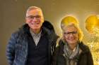 John and Cecilia Zucchi, pictured at the Hotel Giustiniano in Rome on Dec. 7, have been friends with Cardinal of Toronto Francis Leo since 1990. Cecilia taught Leo philosophy when he was a 19-year-old seminarian at the Grand Séminaire De Montréal.