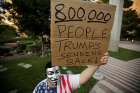 A Deferred Action for Childhood Arrivals supporter demonstrates in El Paso, Texas, Sept. 5. 