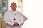 Pope Francis leads his general audience in St. Peter&#039;s Square May 10 at the Vatican.