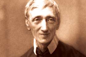 Blessed John Henry Newman is seen in a portrait provided by the Catholic Church in England and Wales.