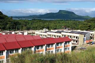 Pope Francis Village has been created for hundreds of families left homeless by Typhoon Haiyan in 2013. 
