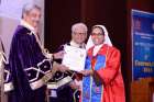 Sister Benedicta of the Holy Face came out of her convent to attend her graduation ceremony for her doctorate in aerospace engineering.