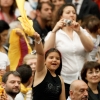 Pope meets Gypsies, urges end to prejudice, oppression, rejection