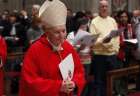 Then-Cardinal Theodore E. McCarrick, retired archbishop of Washington, arrives in procession for a Mass of thanksgiving for Cardinal Donald W. Wuerl of Washington in St. Peter&#039;s Basilica at the Vatican Nov. 22, 2010. 