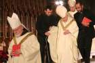 Boston Cardinal Sean P. O&#039;Malley processes out as clergymen assist then-retired Washington Cardinal Theodore E. McCarrick following the 2017 installation Mass for Cardinal Joseph W. Tobin at the Cathedral Basilica of the Sacred Heart in Newark, N.J. In back is Cardinal Roger M. Mahony, retired archbishop of Los Angeles. 