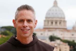 Delegates to the general chapter of the Franciscans elected U.S. Franciscan Father Michael Perry to a six-year term as head of the order after he had served in the role for two years. He is pictured in a 2013 photo in Rome.