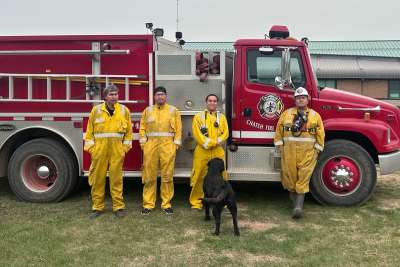 Priest on frontlines of Alberta wildfires