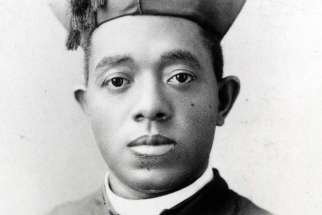 Father Augustus Tolton, the first recognized U.S. diocesan priest of African descent, is pictured in an undated photo. Pope Francis advanced his sainthood June 11 by recognizing that he lived a life of heroic virtue. (CNS photo/courtesy of Archdiocese of Chicago Archives and Records Center)