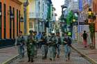  Colombian soldiers patrol Cartagena prior to the signing of a peace deal between the government and the Revolutionary Armed Forces of Colombia guerrillas Sept. 26.