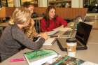 Students in the Learning Commons of King’s University College which will be integrated with the Cardinal Carter Library.