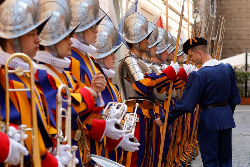Mightier than the sword: Words are a Swiss Guard's best weapon