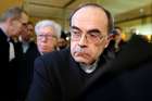 French Cardinal Philippe Barbarin of Lyon arrives at the courthouse Jan. 7 in Lyon. Cardinal Barbarin and others are on trial for failing to discipline a local priest who allegedly abused children while running a Scout group in the 1980s.