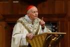 Cardinal Theodore E. McCarrick, retired archbishop of Washington, delivers the homily in 2009 at the Basilica of the National Shrine of the Immaculate Conception in Washington. Pope Francis has accepted the resignation from the College of Cardinals of Archbishop McCarrick, and has ordered him to maintain &quot;a life of prayer and penance&quot; until a canonical trial examines accusations that he sexually abused minors.