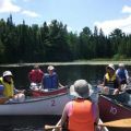 Participants enjoy a canoe course run by the Anishinabe Spiritual Centre in Espanola, Ont.