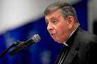 Cardinal Kurt Koch, president of the Pontifical Council for Promoting Christian Unity, is seen at The Catholic University of America in Washington May 30. The Swiss cardinal spoke about Martin Luther and the Reformation.