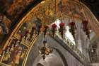 Arch in Golgotha chapel, Holy Sepulchre, Jerusalem.