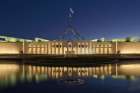 Federal parliament building, Canberra, Australia.