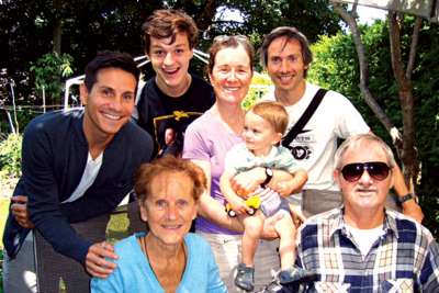 Rick Campanelli, left, and his family will be celebrating their first Christmas without the heart of their holidays, Antoinette, front left. The holiday season will not be the same without her, but they look forward to honouring her memory and perhaps start new traditions.