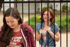 Ashley Bratcher, right, who plays Abby Johnson, is pictured in a scene from the film &quot;Unplanned,&quot; the story of Abby Johnson, a former Planned Parenthood clinic director, and her decision to join the pro-life movement.