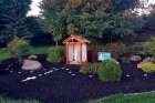 Peace garden at St. Andrew Elementary School in Orangeville, Ont., after Tove Schmidt and a team of volunteers brought it back to life.